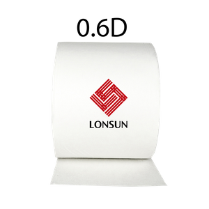 Bolalar bezi uchun 0,6D gidrofobik issiq havo Nonwoven orqali